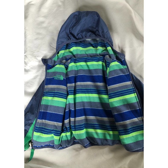 THE NORTH FACE reversible kids jacket coat fleece lined size 2T - Picture 4 of 9